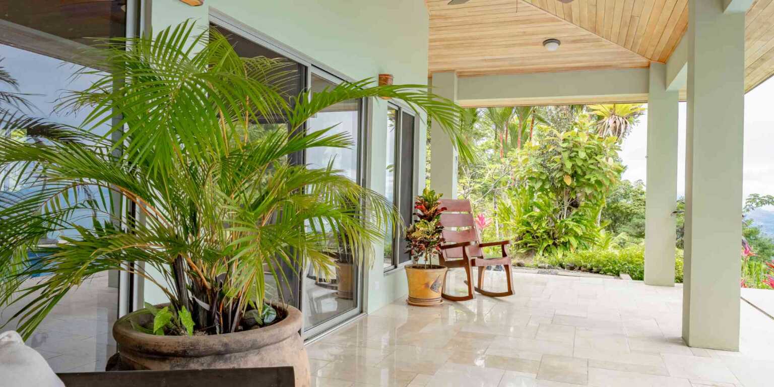 TropicalInvestments_CasaEscondida_CostaVerdes_Osa_CostaRica_–17 Stunning 3-Bedroom Home with Whale’s Tail View on Estate Property with Space to Build your Dream Home in Costa Verde Estates above Dominical Costa Rica