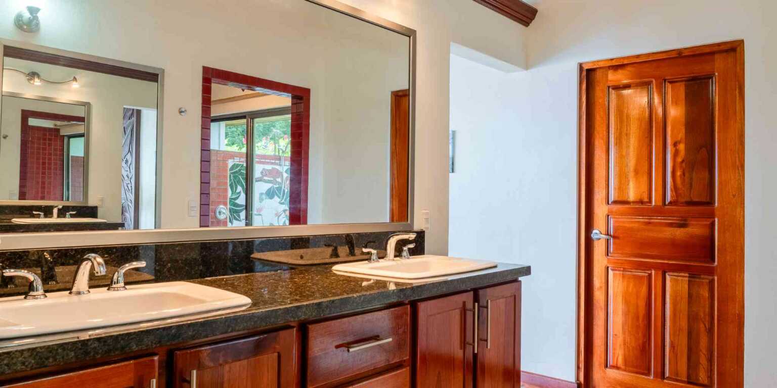 TropicalInvestments_CasaEscondida_CostaVerdes_Osa_CostaRica_–2 Stunning 3-Bedroom Home with Whale’s Tail View on Estate Property with Space to Build your Dream Home in Costa Verde Estates above Dominical Costa Rica