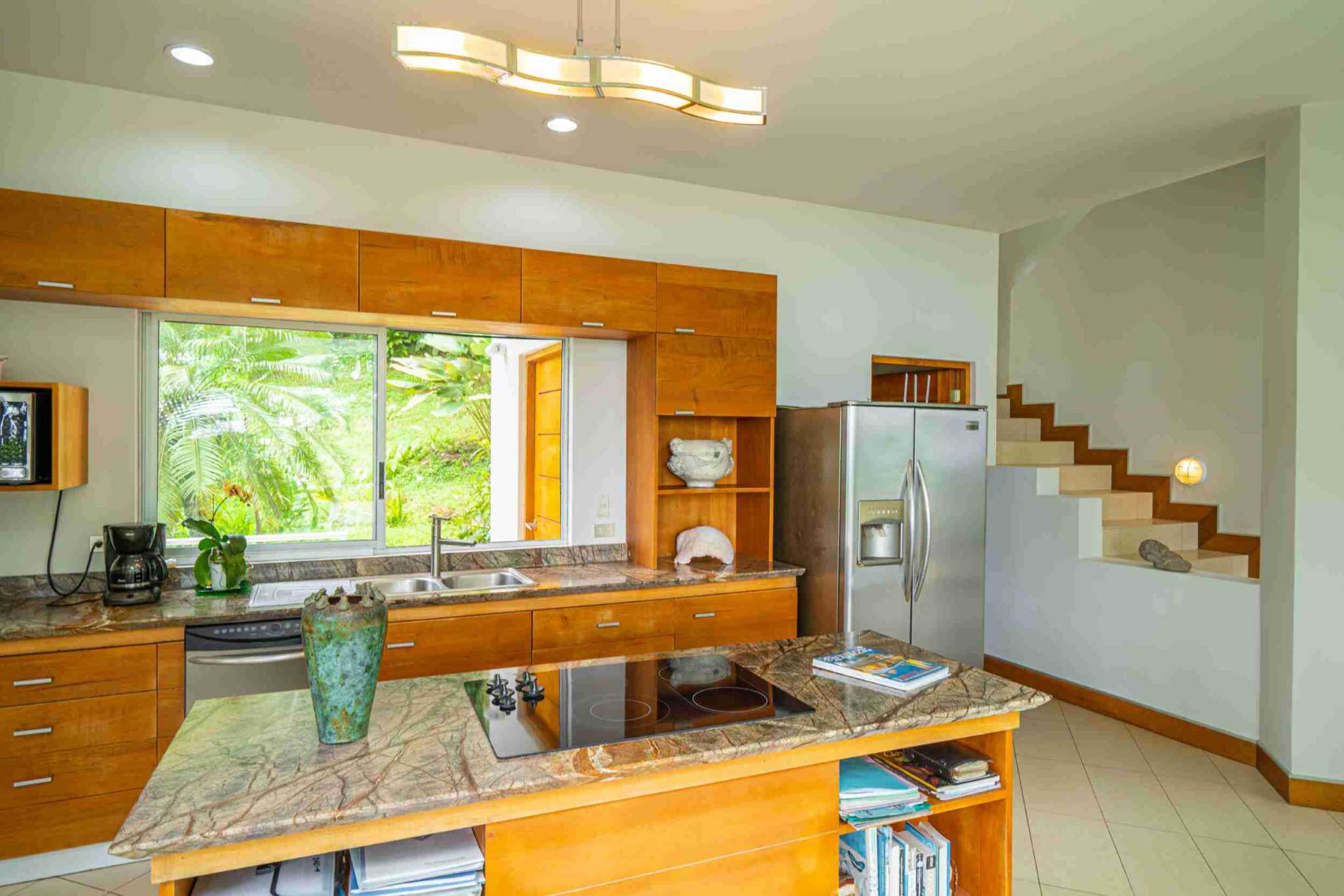 Ocean View Modern House-14 Private, Modern Ocean View 4-Bedroom Home with Modern Style in Portalon near Dominical Costa Rica