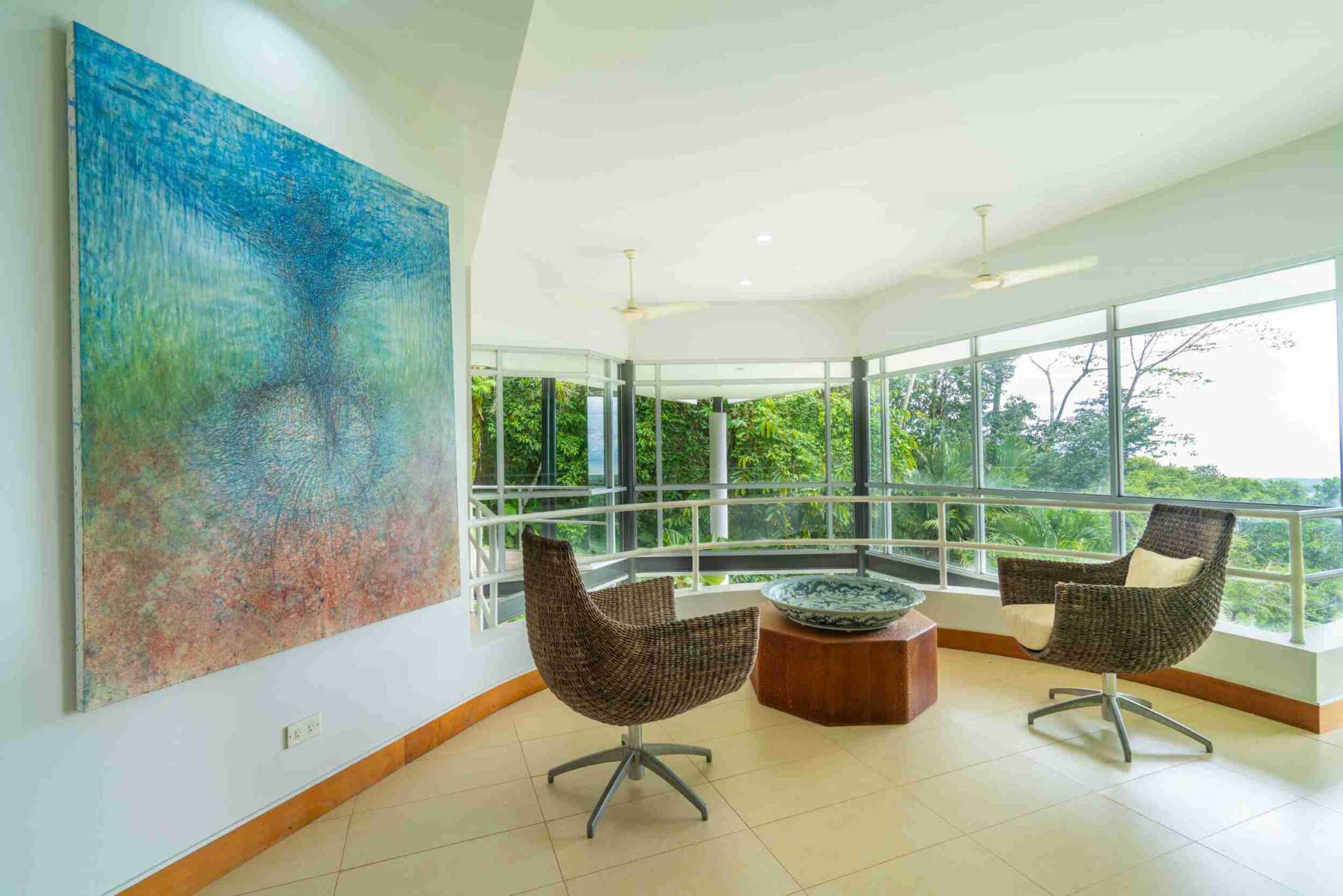 Ocean View Modern House-19 Private, Modern Ocean View 4-Bedroom Home with Modern Style in Portalon near Dominical Costa Rica