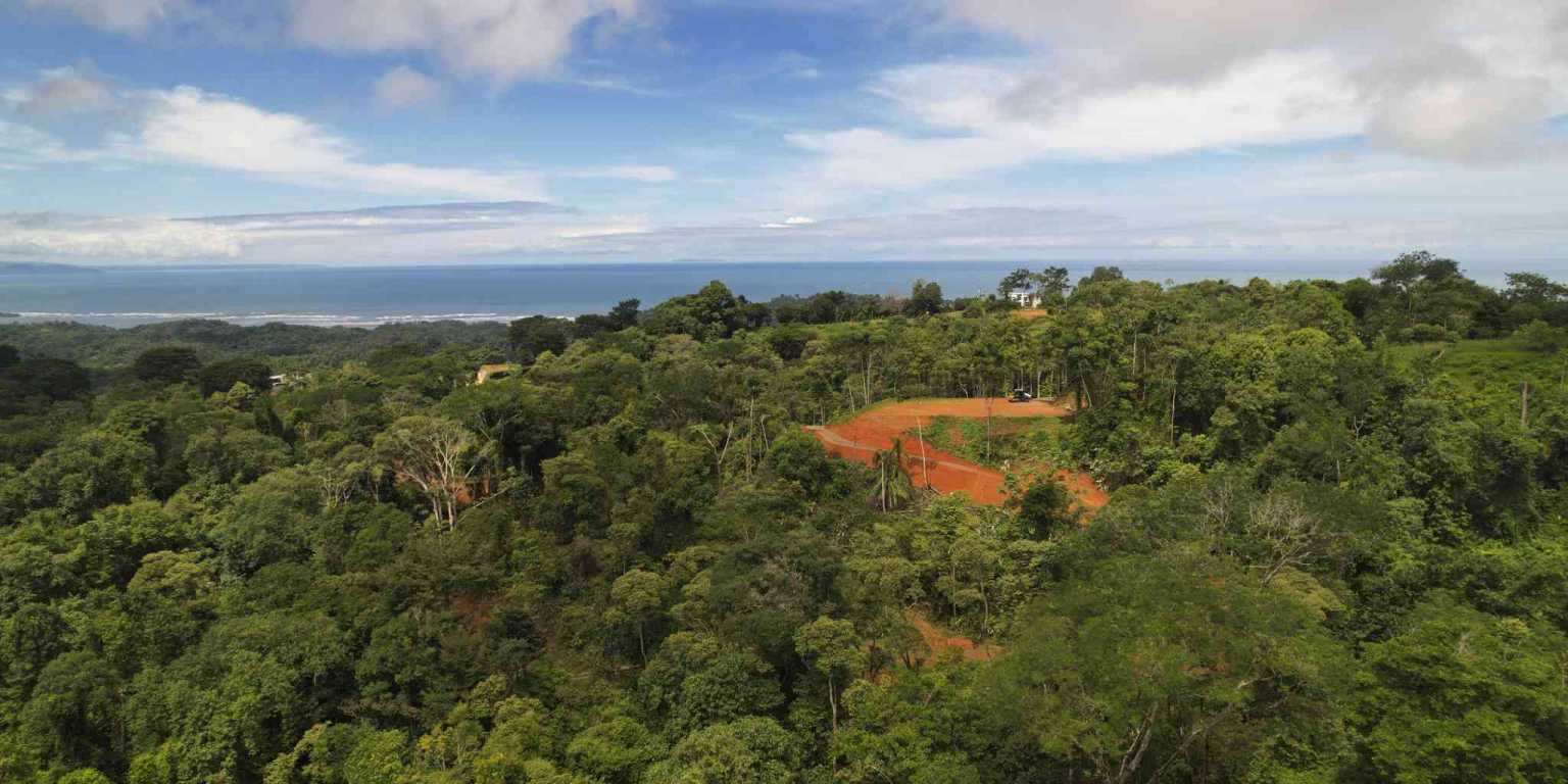 Ocean View 4-Acres Building Lot on Caracara Ridge in Ojochal Costa Rica