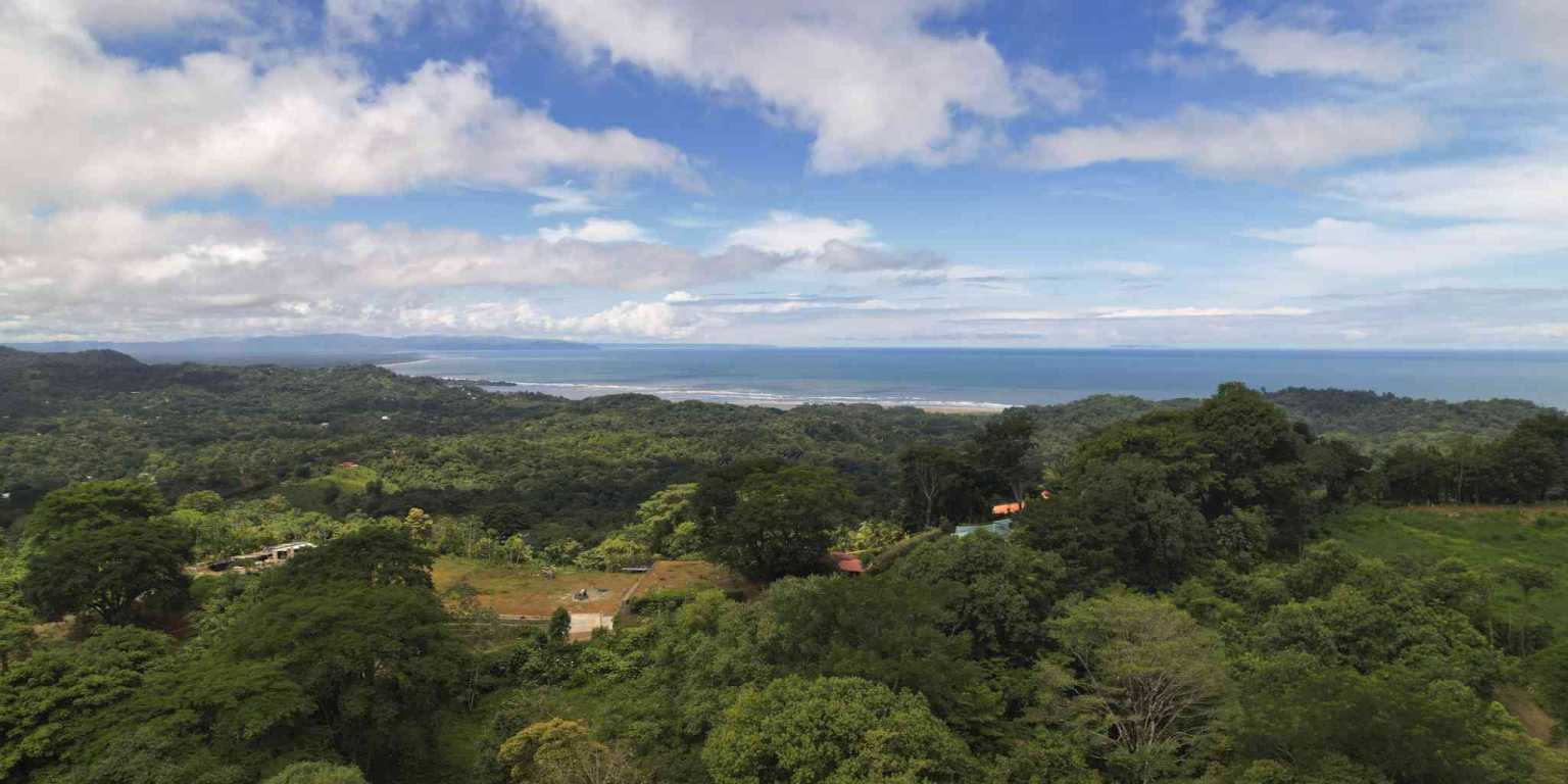 Ocean View 4-Acres Building Lot on Caracara Ridge in Ojochal Costa Rica