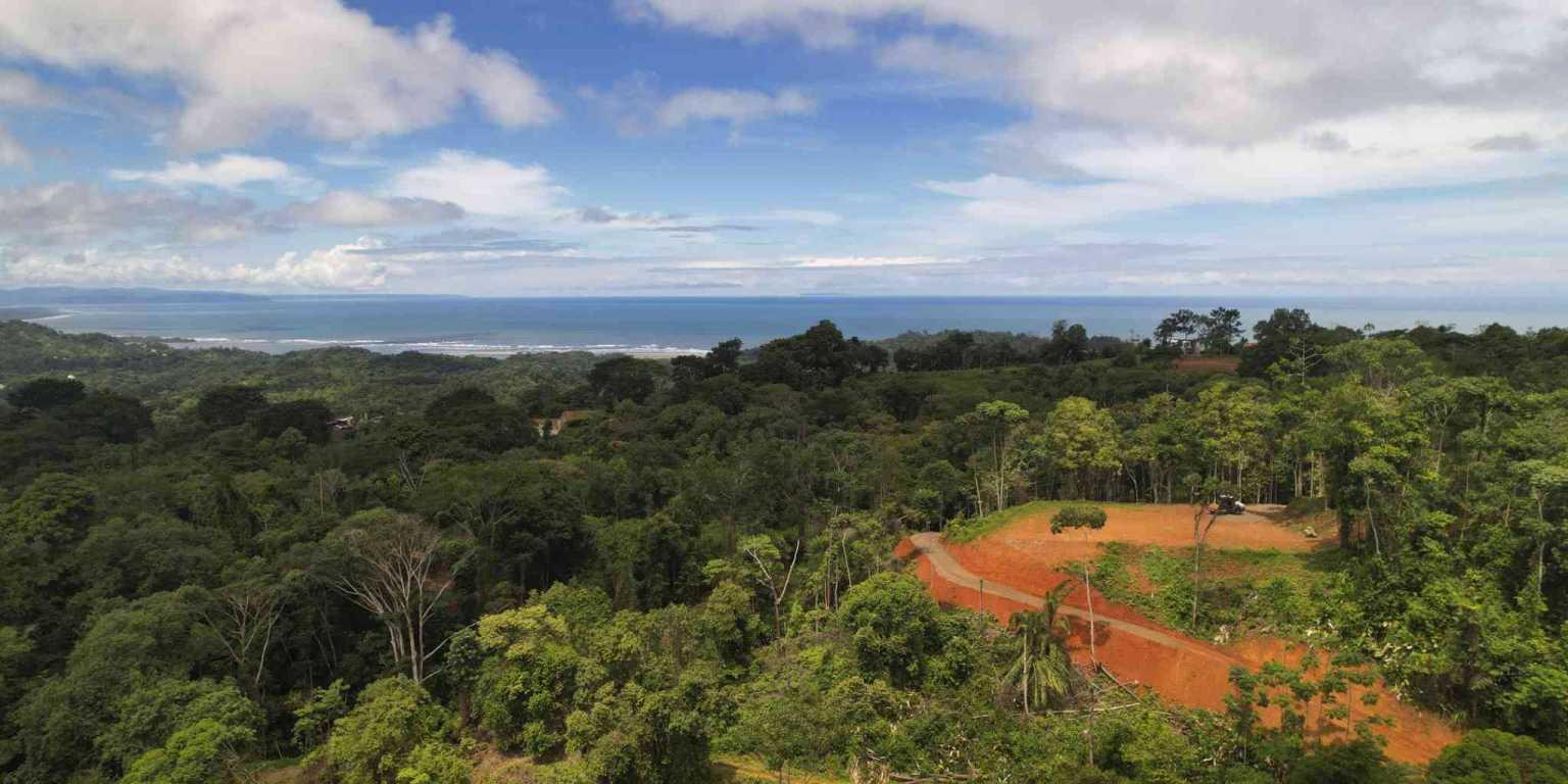 Ocean View 4-Acres Building Lot on Caracara Ridge in Ojochal Costa Rica