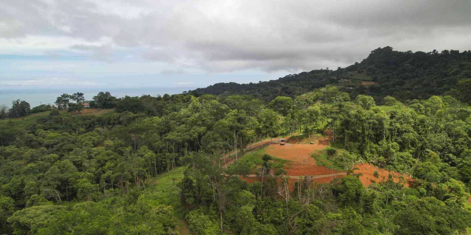 Ocean View 4-Acres Building Lot on Caracara Ridge in Ojochal Costa Rica
