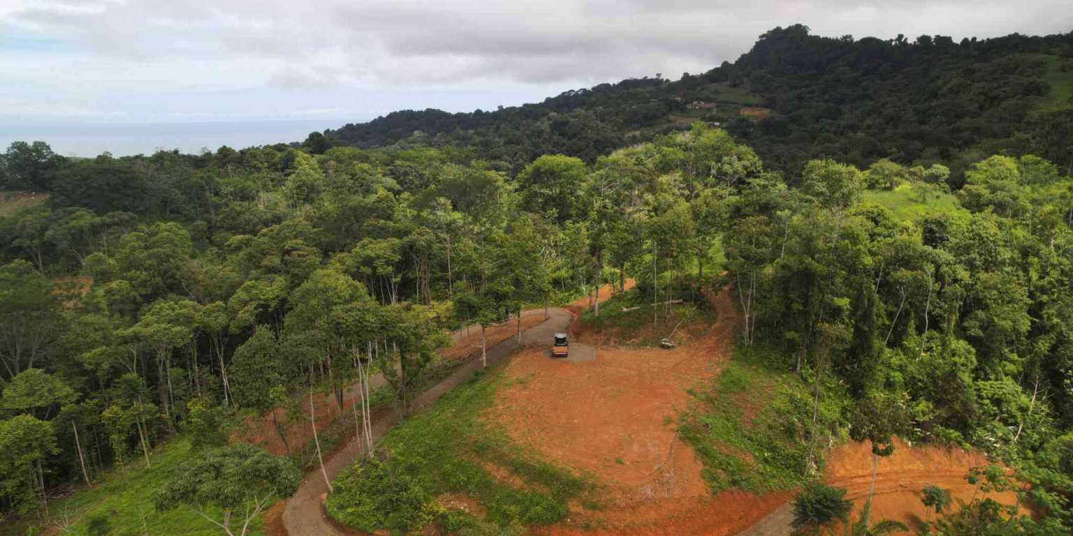 Ocean View 4-Acres Building Lot on Caracara Ridge in Ojochal Costa Rica