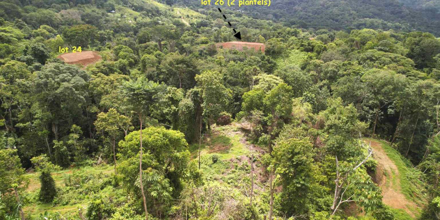 Mountain & Waterfall View 1.8-Acre Building Lot on Caracara Ridge in Ojochal Costa Rica