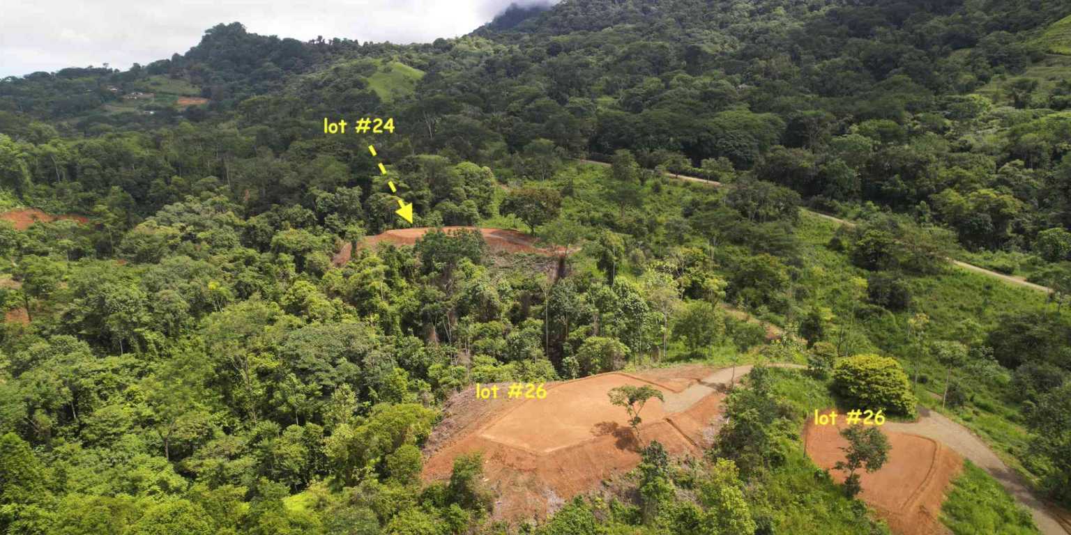 Mountain & Waterfall View 1.8-Acre Building Lot on Caracara Ridge in Ojochal Costa Rica