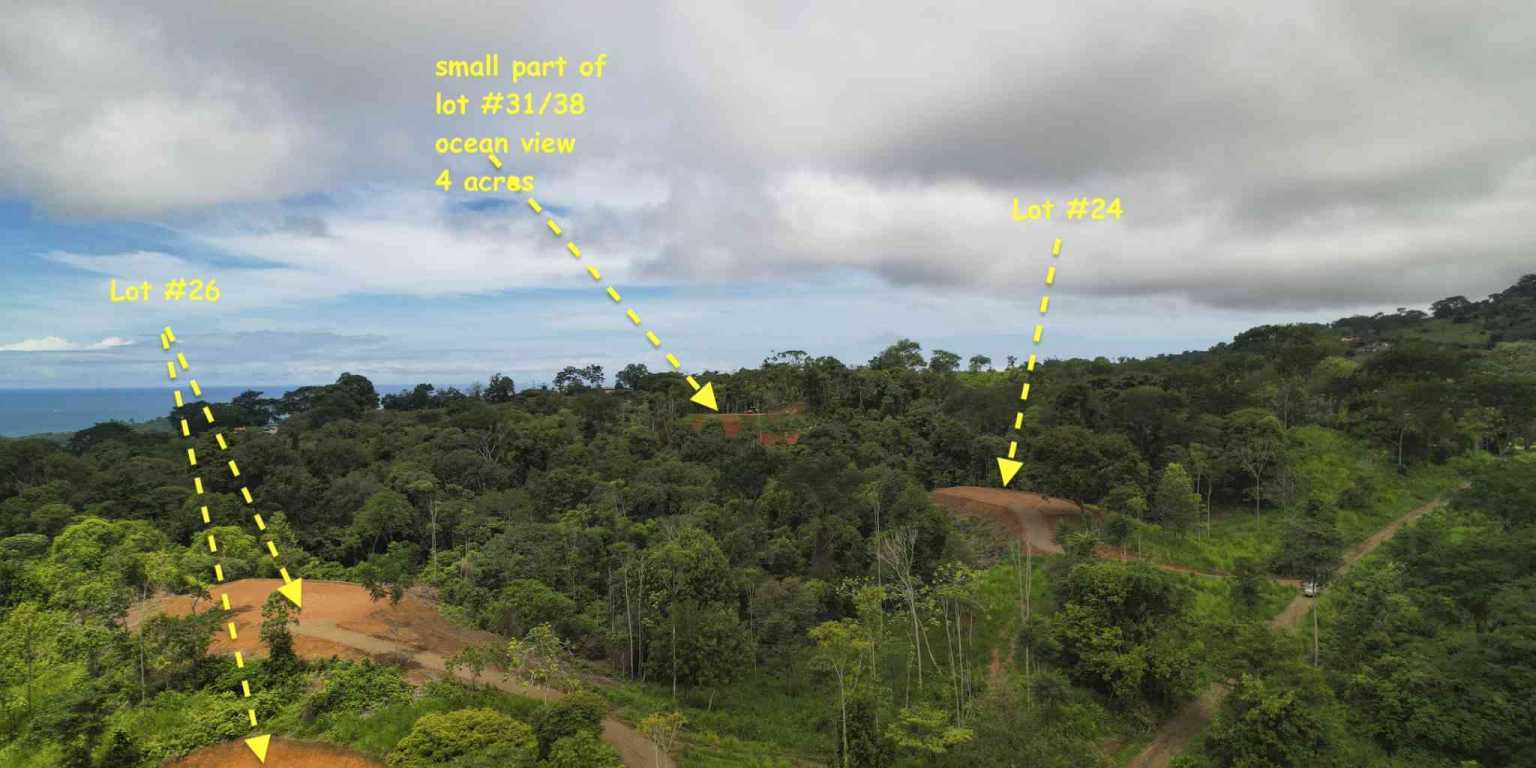 Mountain & Waterfall View 1.8-Acre Building Lot on Caracara Ridge in Ojochal Costa Rica