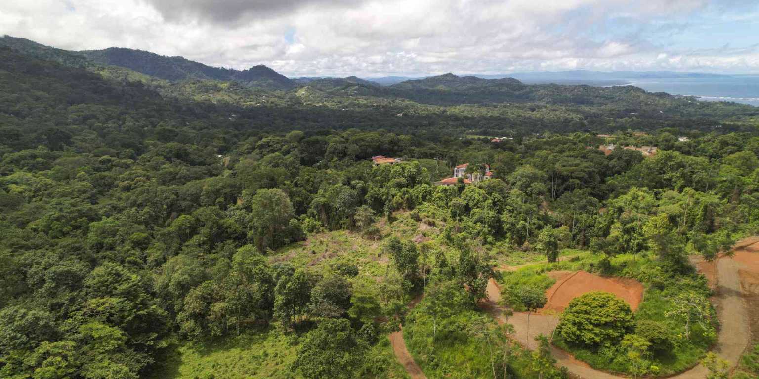 Mountain & Waterfall View 1.8-Acre Building Lot on Caracara Ridge in Ojochal Costa Rica