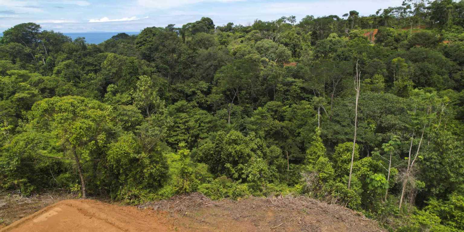 Mountain & Waterfall View 1.8-Acre Building Lot on Caracara Ridge in Ojochal Costa Rica
