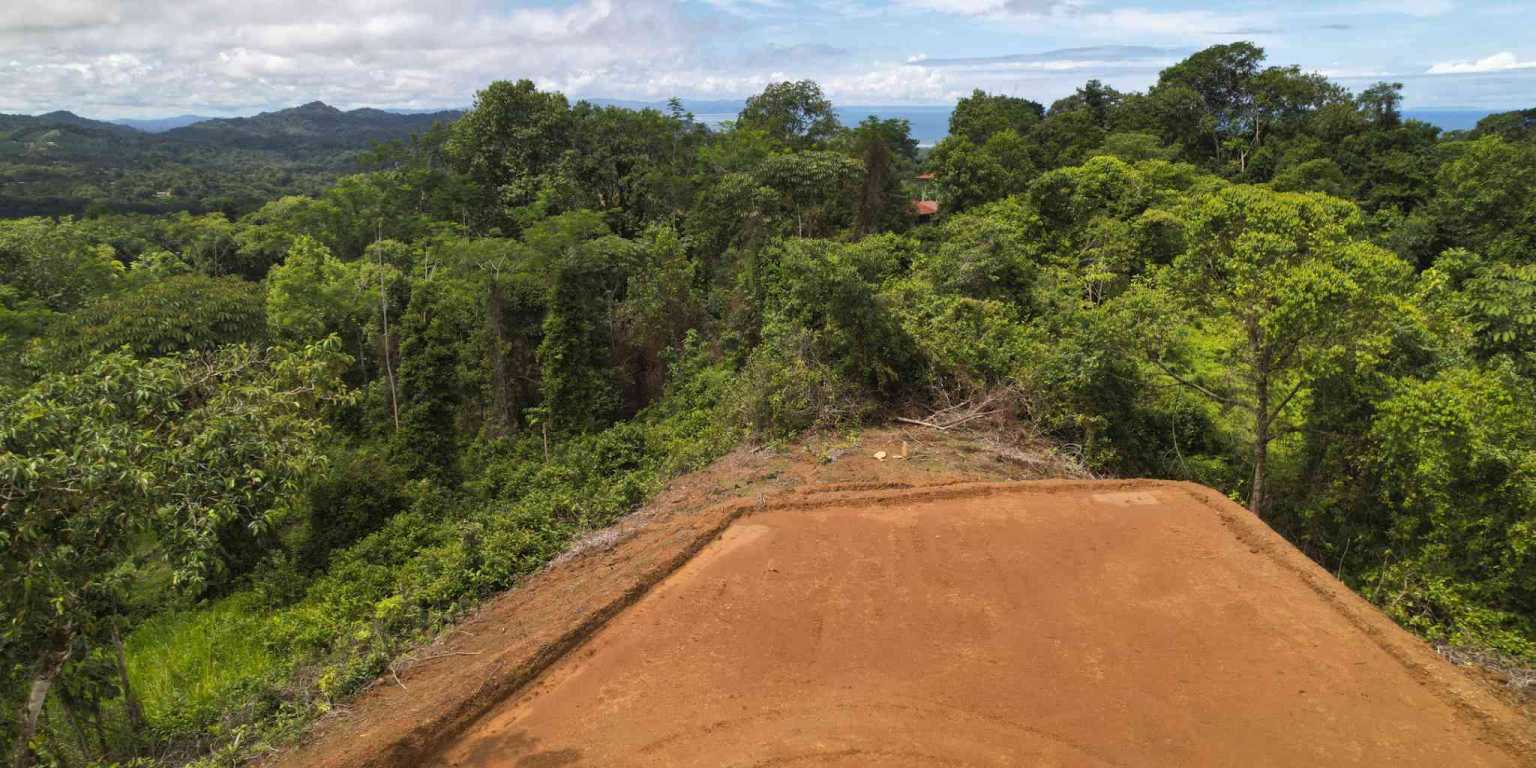 Mountain & Waterfall View 1.8-Acre Building Lot on Caracara Ridge in Ojochal Costa Rica