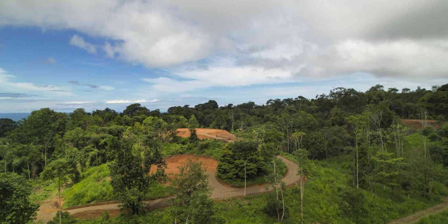 Mountain & Waterfall View 1.8-Acre Building Lot on Caracara Ridge in Ojochal Costa Rica