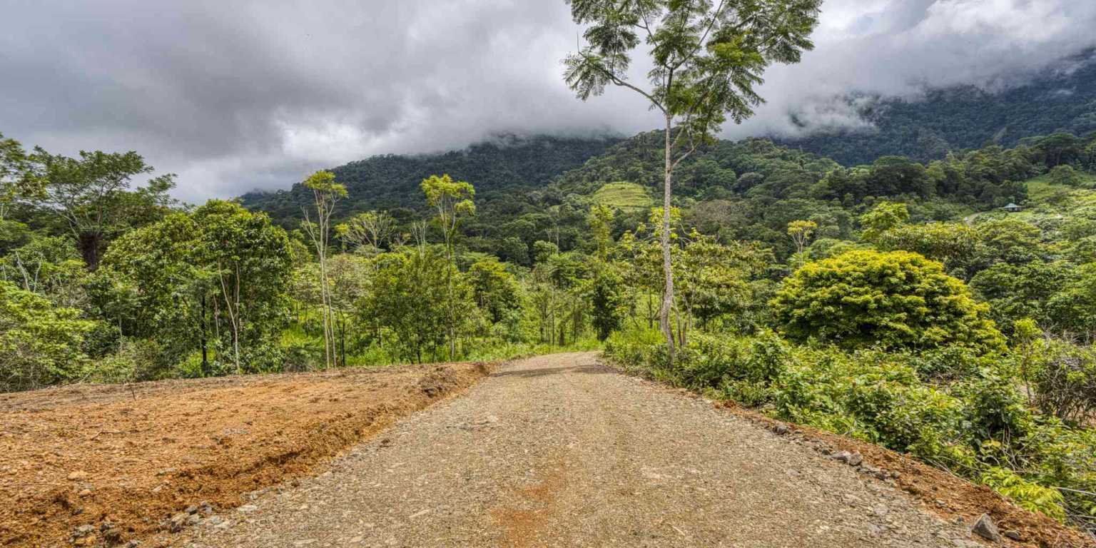 Mountain & Waterfall View 1.8-Acre Building Lot on Caracara Ridge in Ojochal Costa Rica