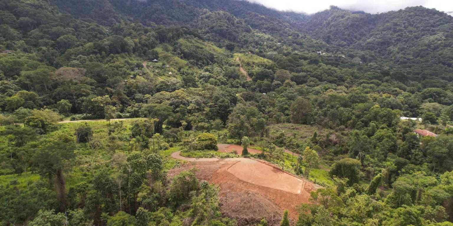 Mountain & Waterfall View 1.8-Acre Building Lot on Caracara Ridge in Ojochal Costa Rica
