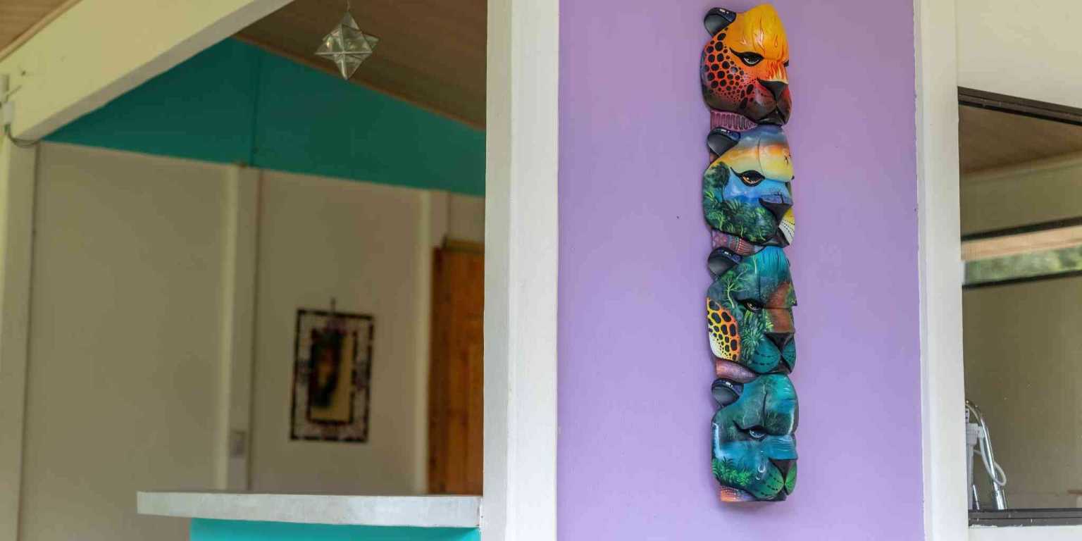 Beautiful Hidden Away 2-Bedroom Home on 2.5 Acres of Land Bordered by a River in Ojochal Costa Rica