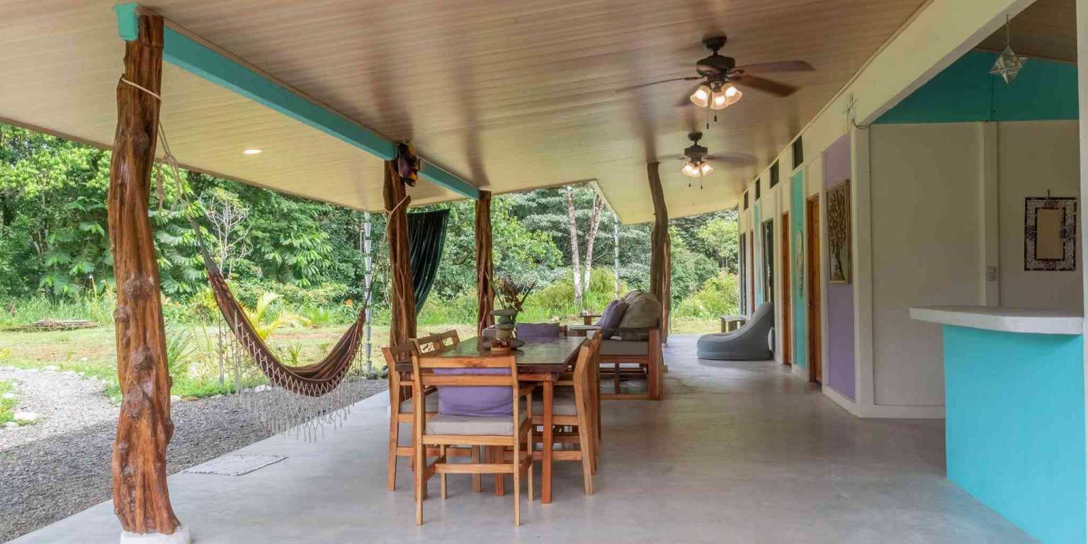 Beautiful Hidden Away 2-Bedroom Home on 2.5 Acres of Land Bordered by a River in Ojochal Costa Rica