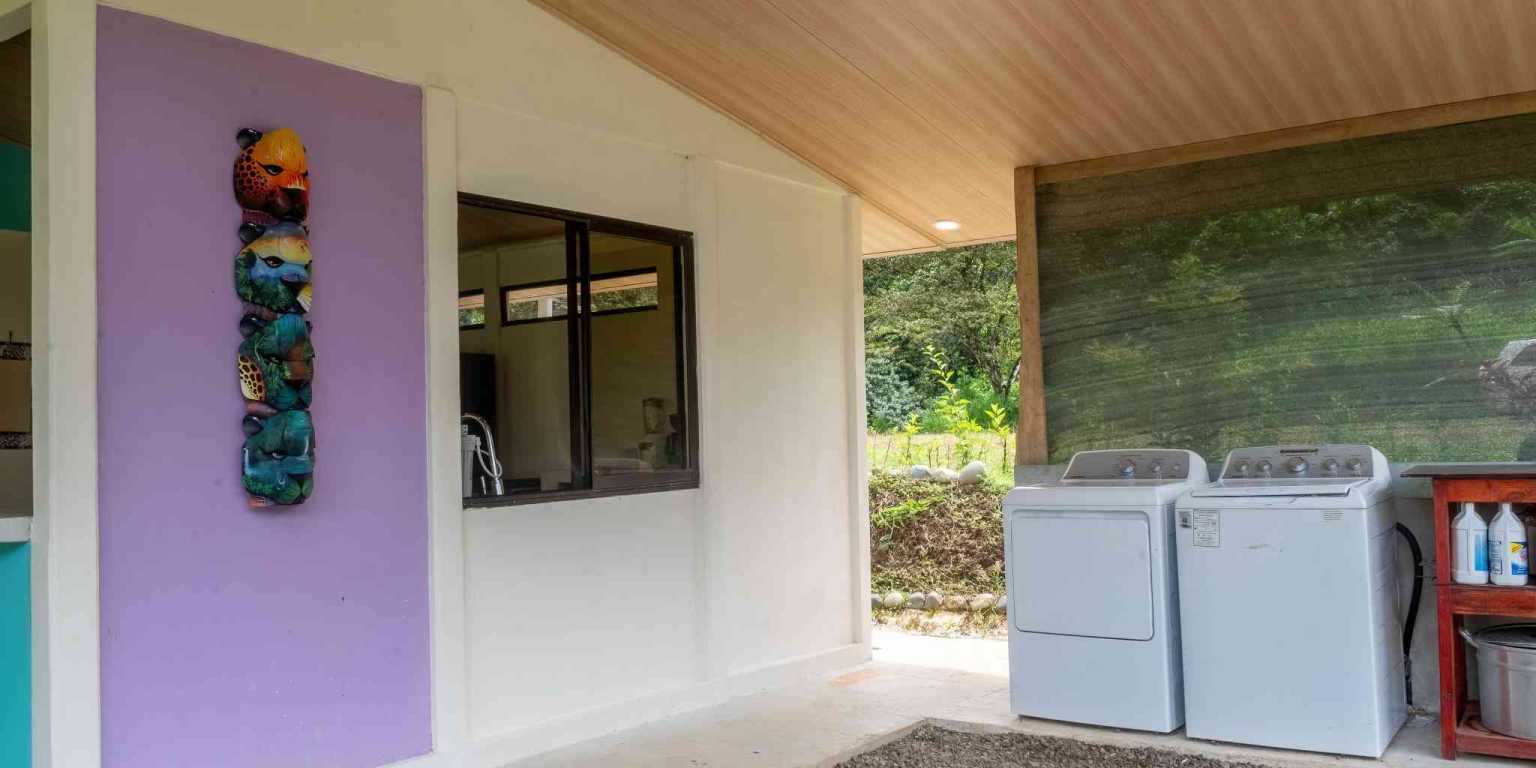 Beautiful Hidden Away 2-Bedroom Home on 2.5 Acres of Land Bordered by a River in Ojochal Costa Rica