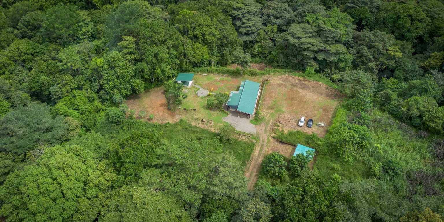 Beautiful Hidden Away 2-Bedroom Home on 2.5 Acres of Land Bordered by a River in Ojochal Costa Rica