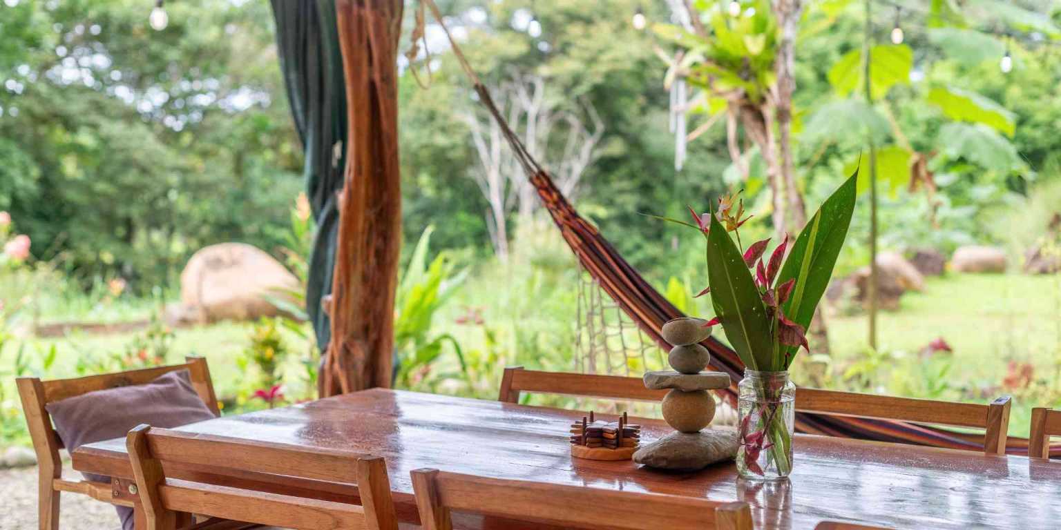 Beautiful Hidden Away 2-Bedroom Home on 2.5 Acres of Land Bordered by a River in Ojochal Costa Rica