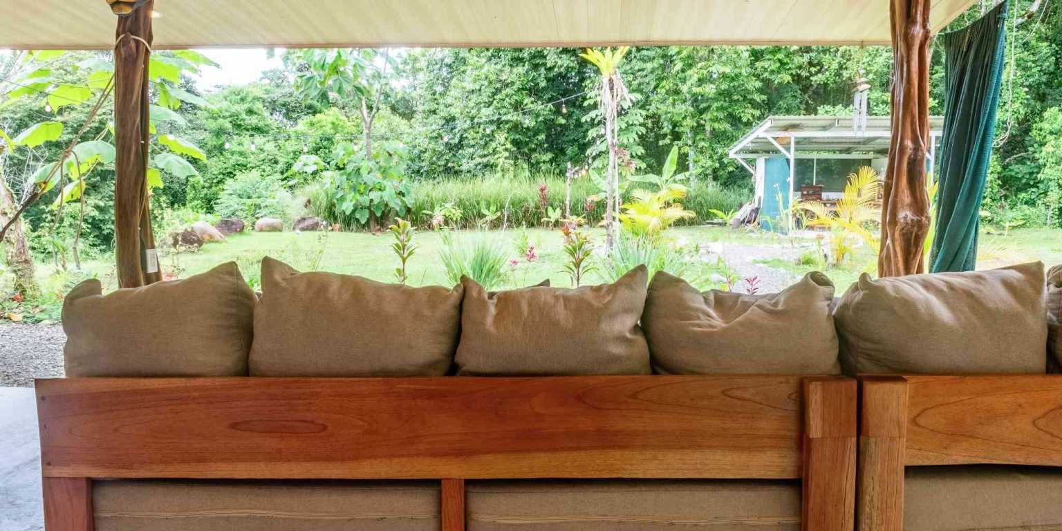 Beautiful Hidden Away 2-Bedroom Home on 2.5 Acres of Land Bordered by a River in Ojochal Costa Rica