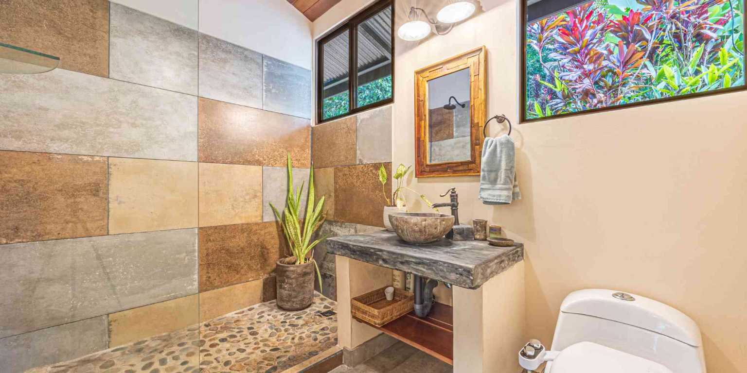 ConeCat-16 Tropical 3-Bedroom Home Hideaway with 7 Acres of Secluded Riverfront on Cinco Ventanas Road in Ojochal Costa Rica