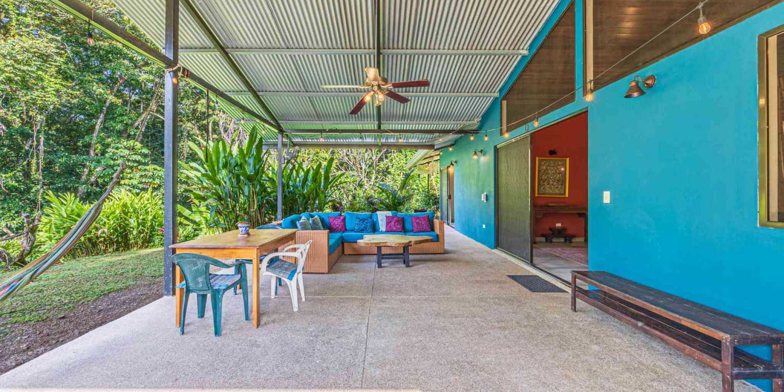 ConeCat-02 Tropical 3-Bedroom Home Hideaway with 7 Acres of Secluded Riverfront on Cinco Ventanas Road in Ojochal Costa Rica