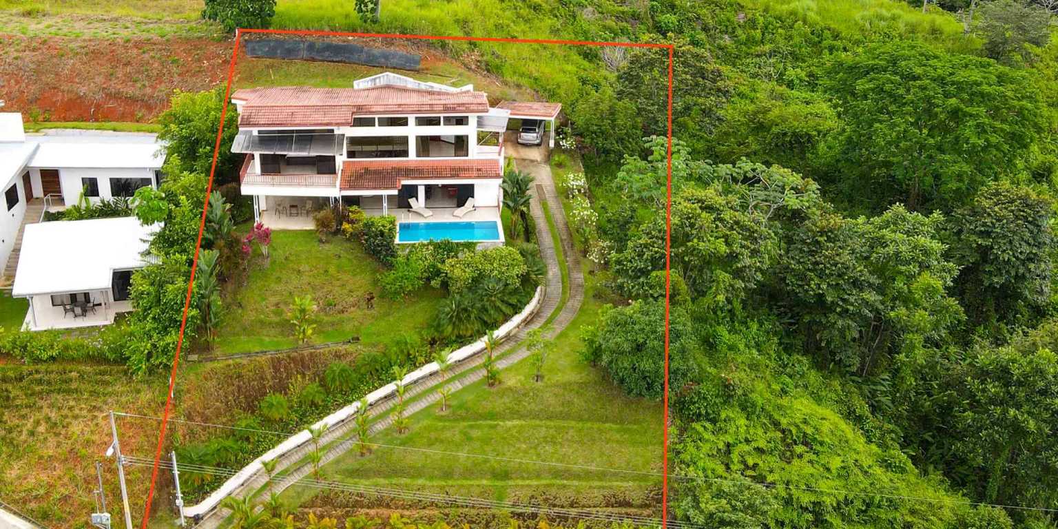 8153 House For Sale in Chontales 01 Ocean View 3-Bedroom Home with Pool for sale in Chontales near Ojochal Costa Rica