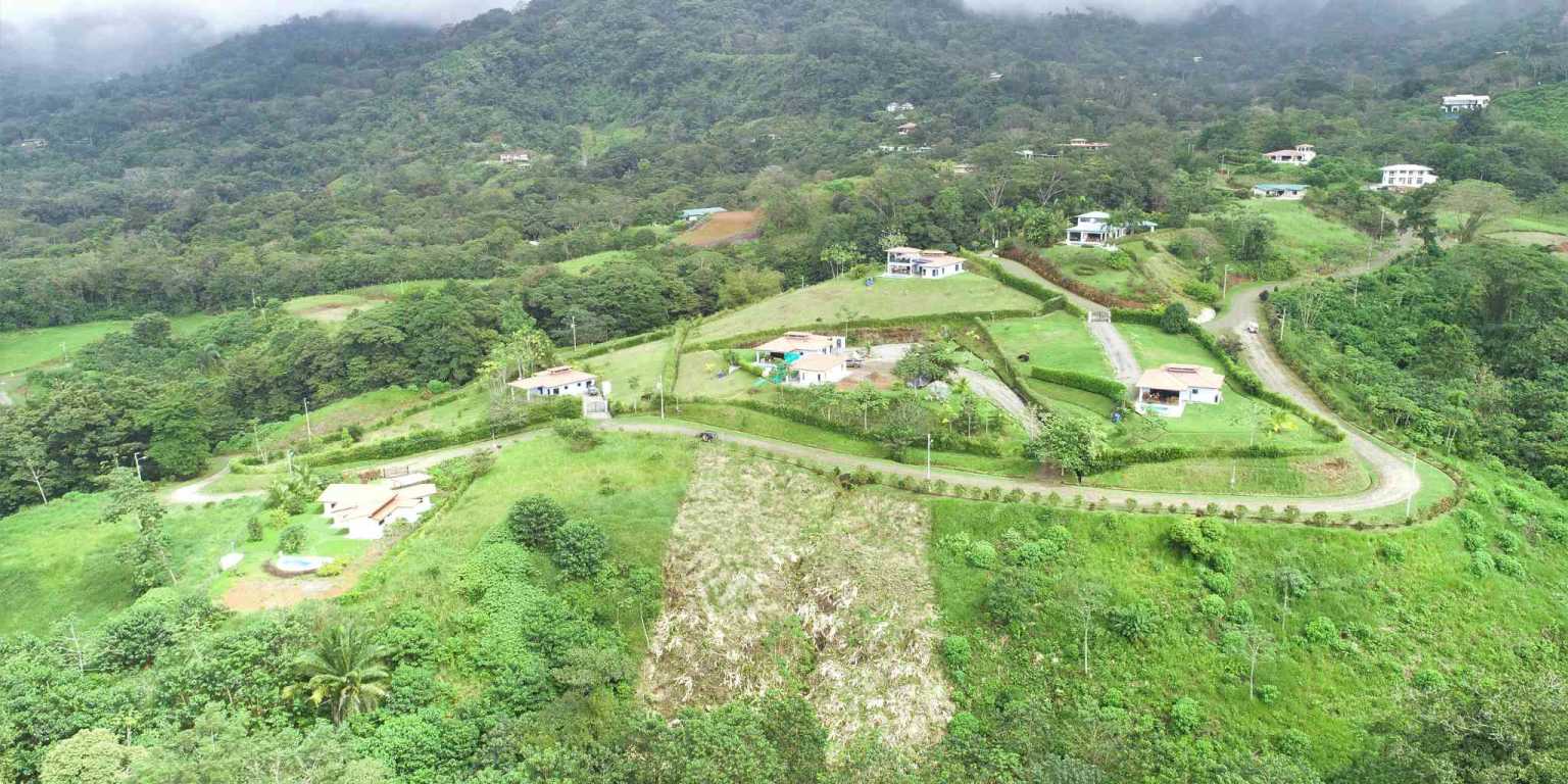 Large Mountain View Lot with Room to Build & Easy Access in Phase 11 Ojochal Costa Rica