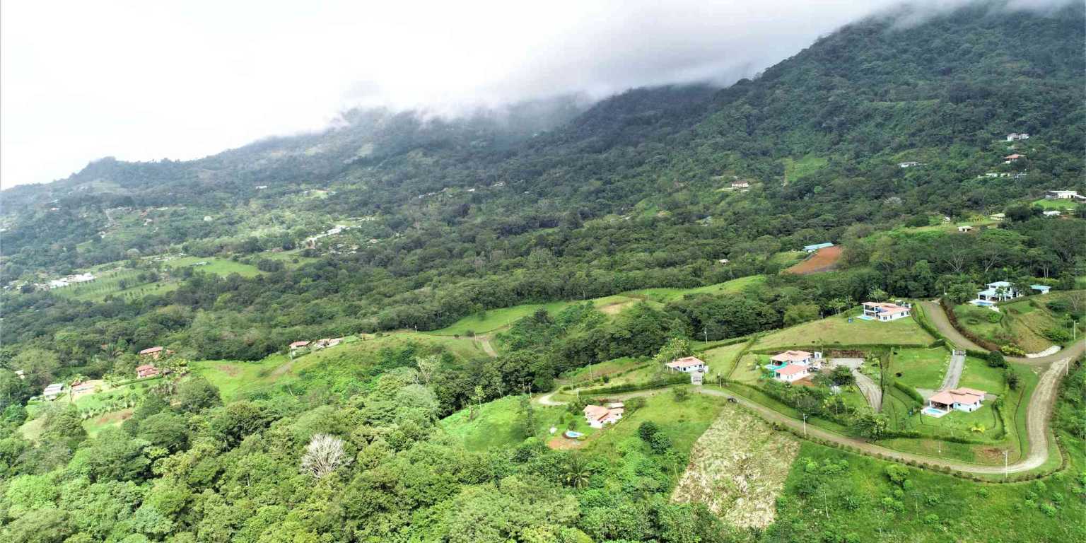 Large Mountain View Lot with Room to Build & Easy Access in Phase 11 Ojochal Costa Rica