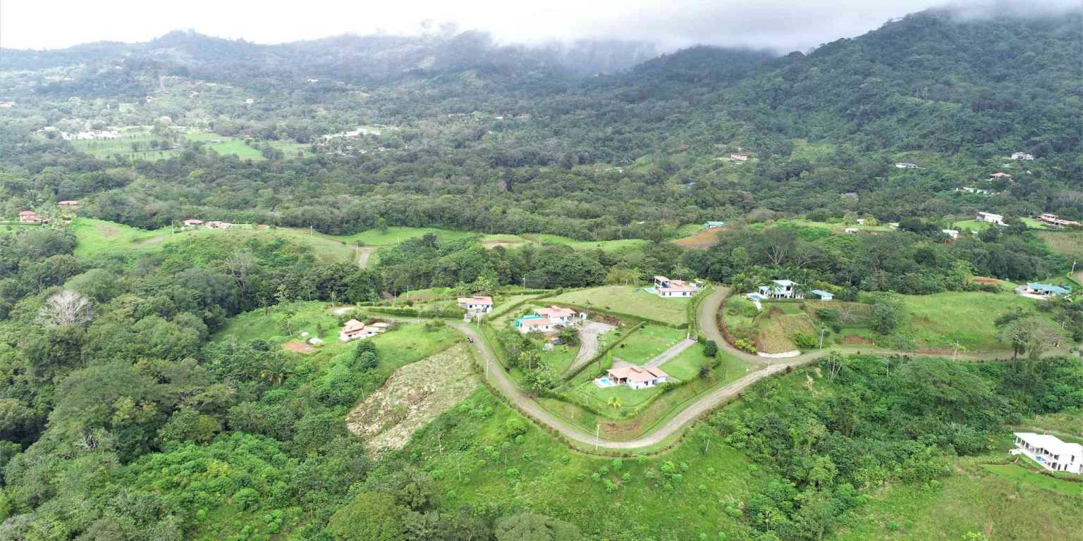 Large Mountain View Lot with Room to Build & Easy Access in Phase 11 Ojochal Costa Rica