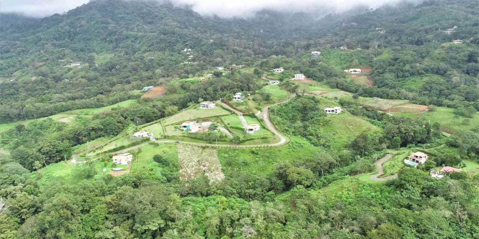 Large Mountain View Lot with Room to Build & Easy Access in Phase 11 Ojochal Costa Rica