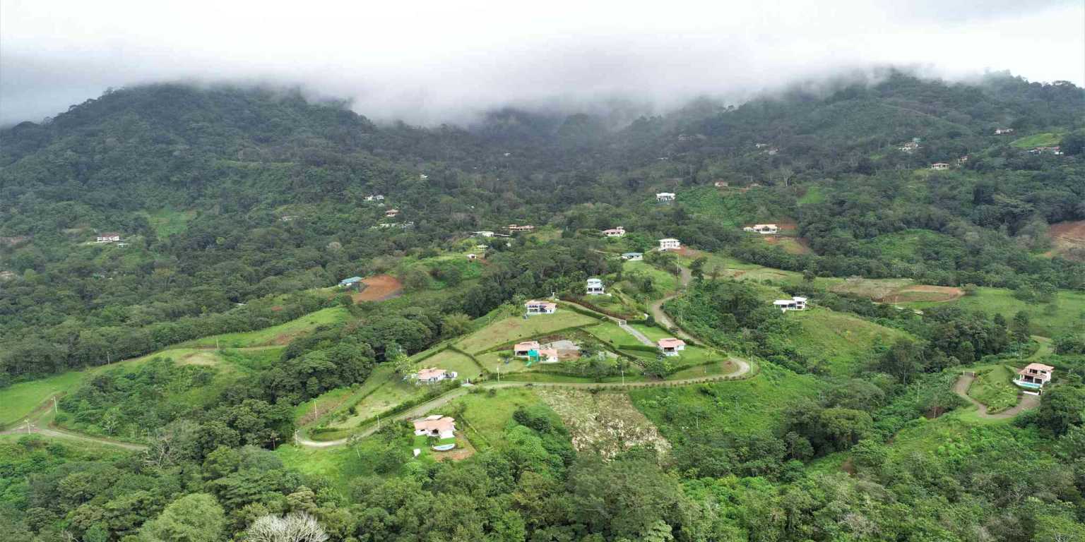 Large Mountain View Lot with Room to Build & Easy Access in Phase 11 Ojochal Costa Rica