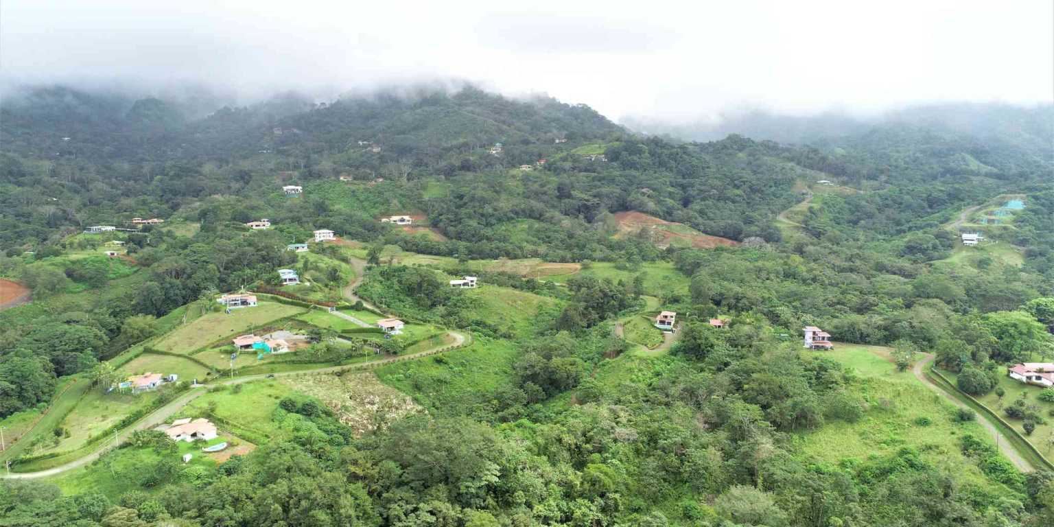 Large Mountain View Lot with Room to Build & Easy Access in Phase 11 Ojochal Costa Rica