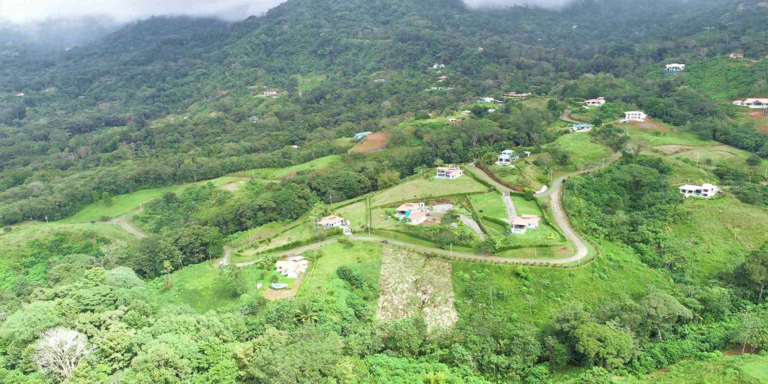 Large Mountain View Lot with Room to Build & Easy Access in Phase 11 Ojochal Costa Rica