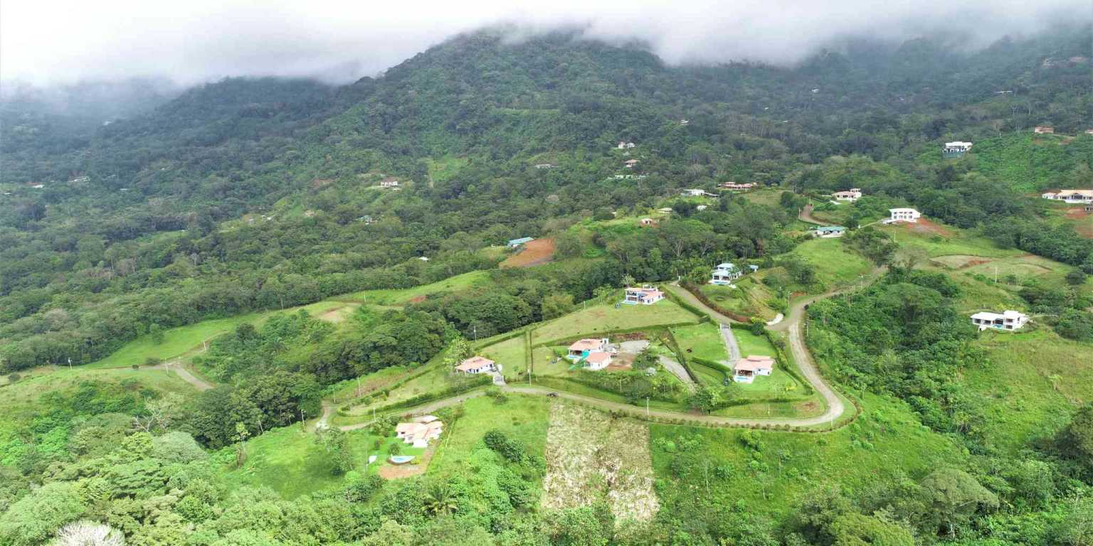 Large Mountain View Lot with Room to Build & Easy Access in Phase 11 Ojochal Costa Rica
