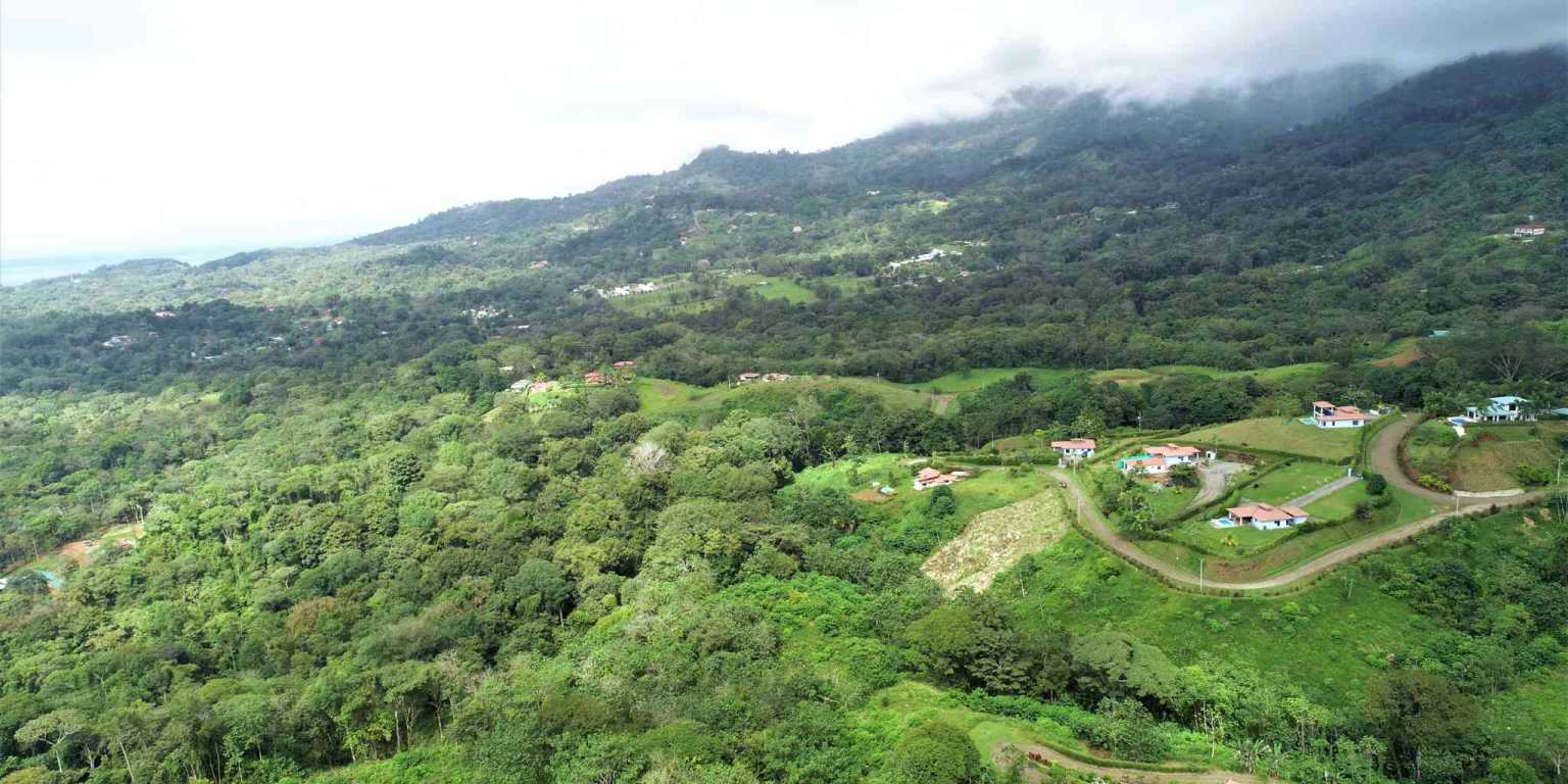 Large Mountain View Lot with Room to Build & Easy Access in Phase 11 Ojochal Costa Rica
