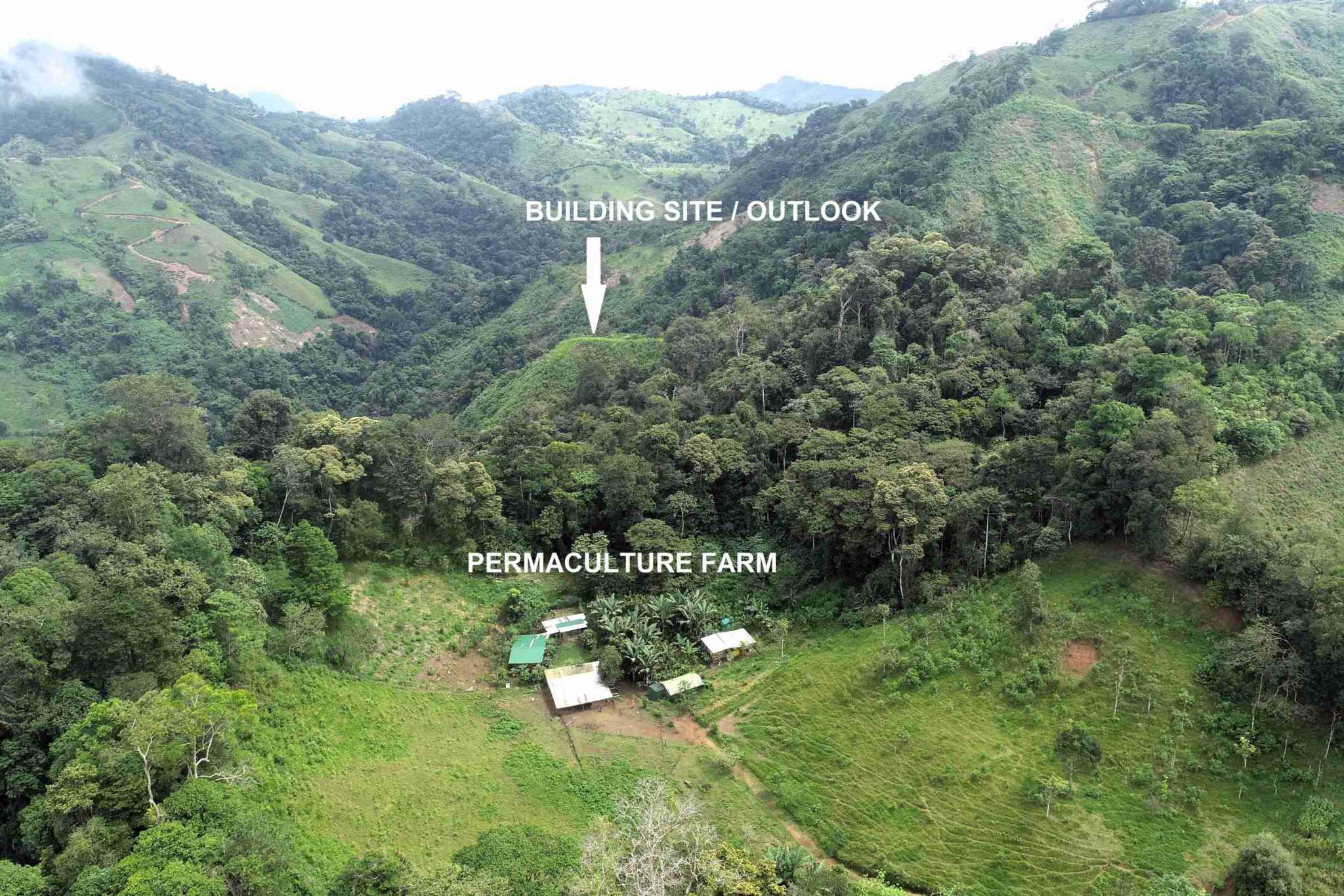 0 1 Permaculture Farm 26 Hectares with Views & Primary Jungle in Chacarita near Palmar Norte Costa Rica