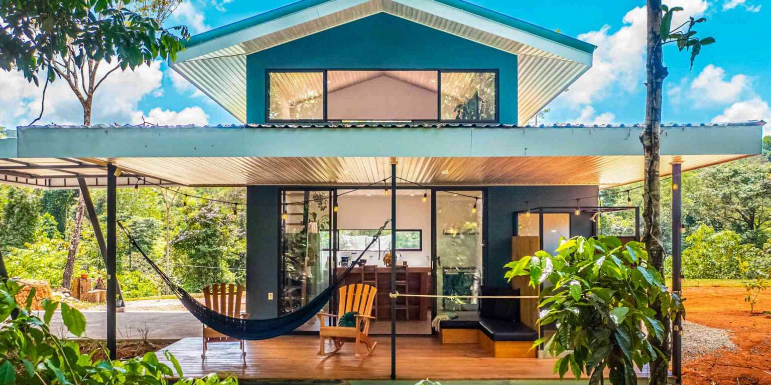 2 (1)-2 Cozy 1-Bedroom Loft Home Perfect for a Couple or an Short-Term Rental Includes Huge Jungle Yard with Year-Round River & Many Magical Swimming Holes & Further Development Options in Ojochal Costa Rica