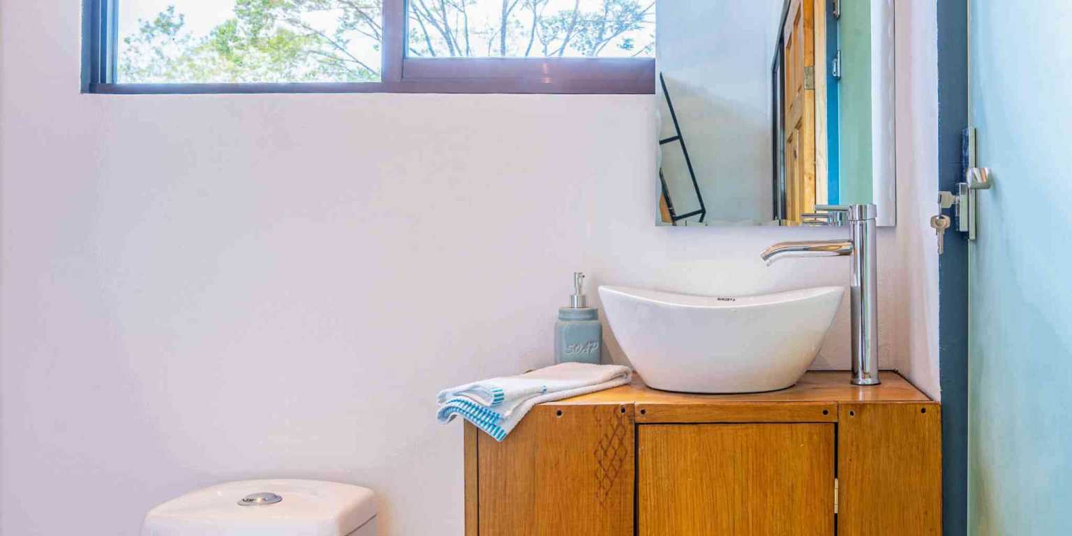 2 (11) Cozy 1-Bedroom Loft Home Perfect for a Couple or an Short-Term Rental Includes Huge Jungle Yard with Year-Round River & Many Magical Swimming Holes & Further Development Options in Ojochal Costa Rica