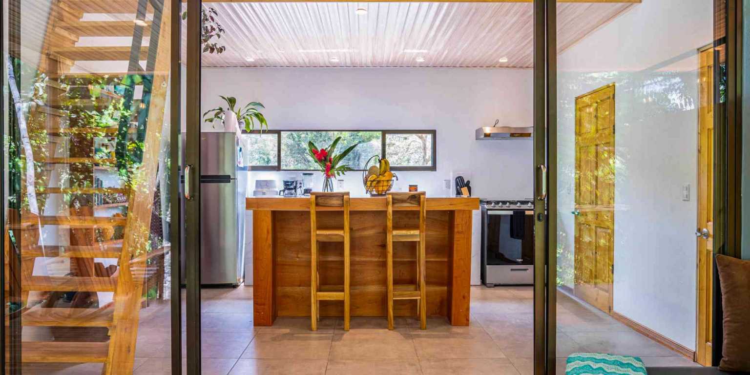 2 (13) Cozy 1-Bedroom Loft Home Perfect for a Couple or an Short-Term Rental Includes Huge Jungle Yard with Year-Round River & Many Magical Swimming Holes & Further Development Options in Ojochal Costa Rica