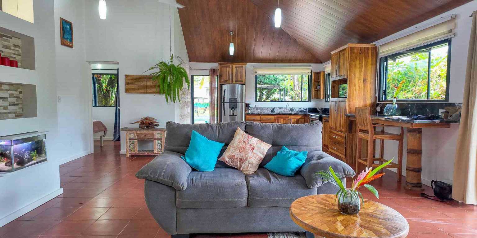 1 (10) Contemporary 3-Bedroom Home Surrounded by Uvita’s Amenities but Just a Short Stroll to Tropical Beaches in Uvita Costa Rica