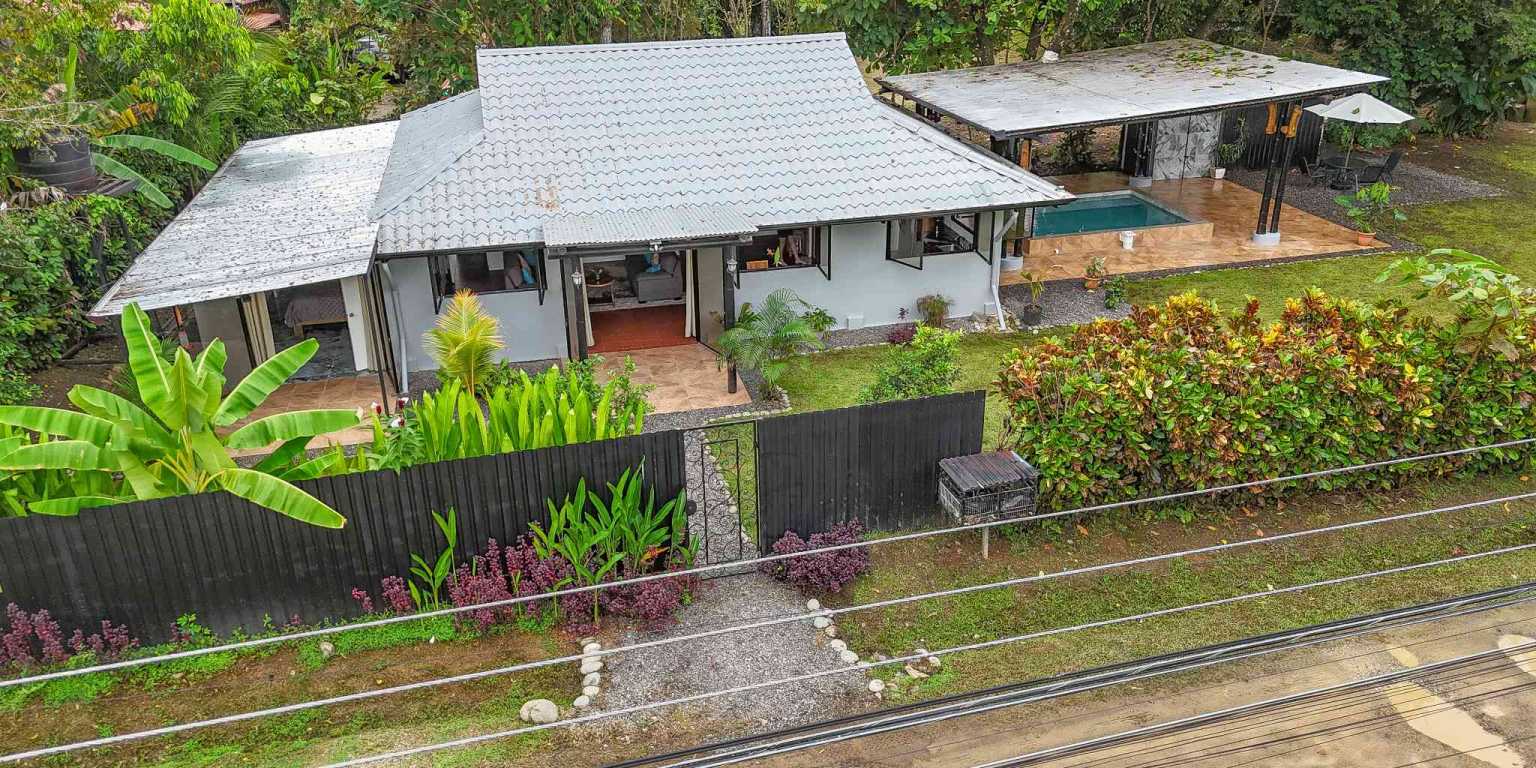 1 (65) Contemporary 3-Bedroom Home Surrounded by Uvita’s Amenities but Just a Short Stroll to Tropical Beaches in Uvita Costa Rica