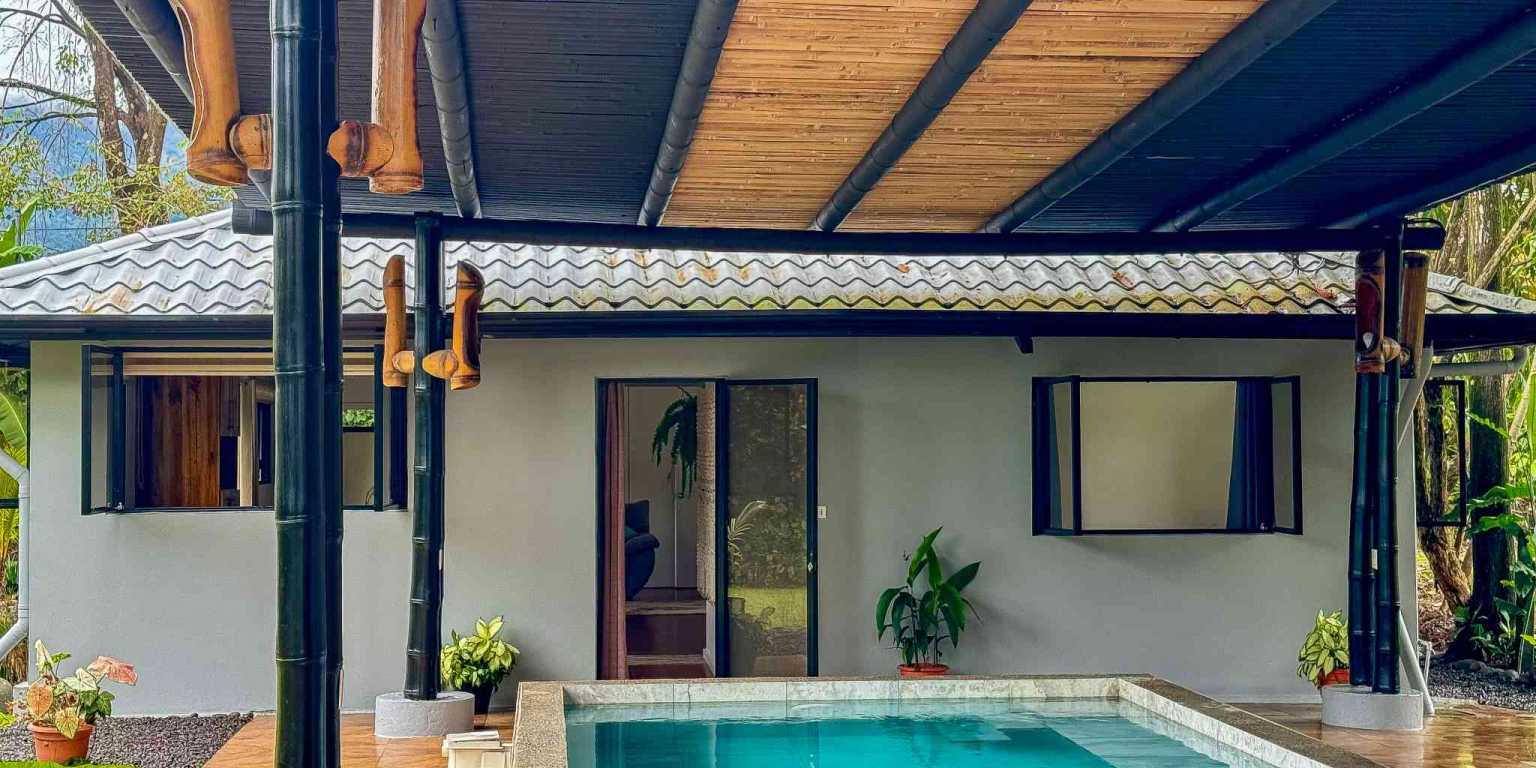 1 (5) Contemporary 3-Bedroom Home Surrounded by Uvita’s Amenities but Just a Short Stroll to Tropical Beaches in Uvita Costa Rica