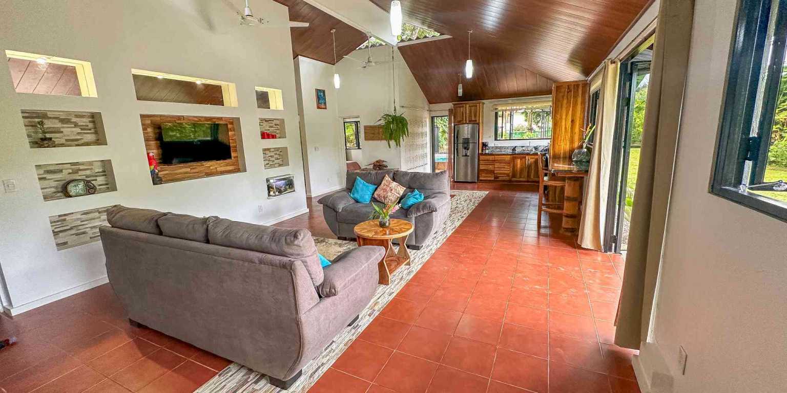 1 (23) Contemporary 3-Bedroom Home Surrounded by Uvita’s Amenities but Just a Short Stroll to Tropical Beaches in Uvita Costa Rica