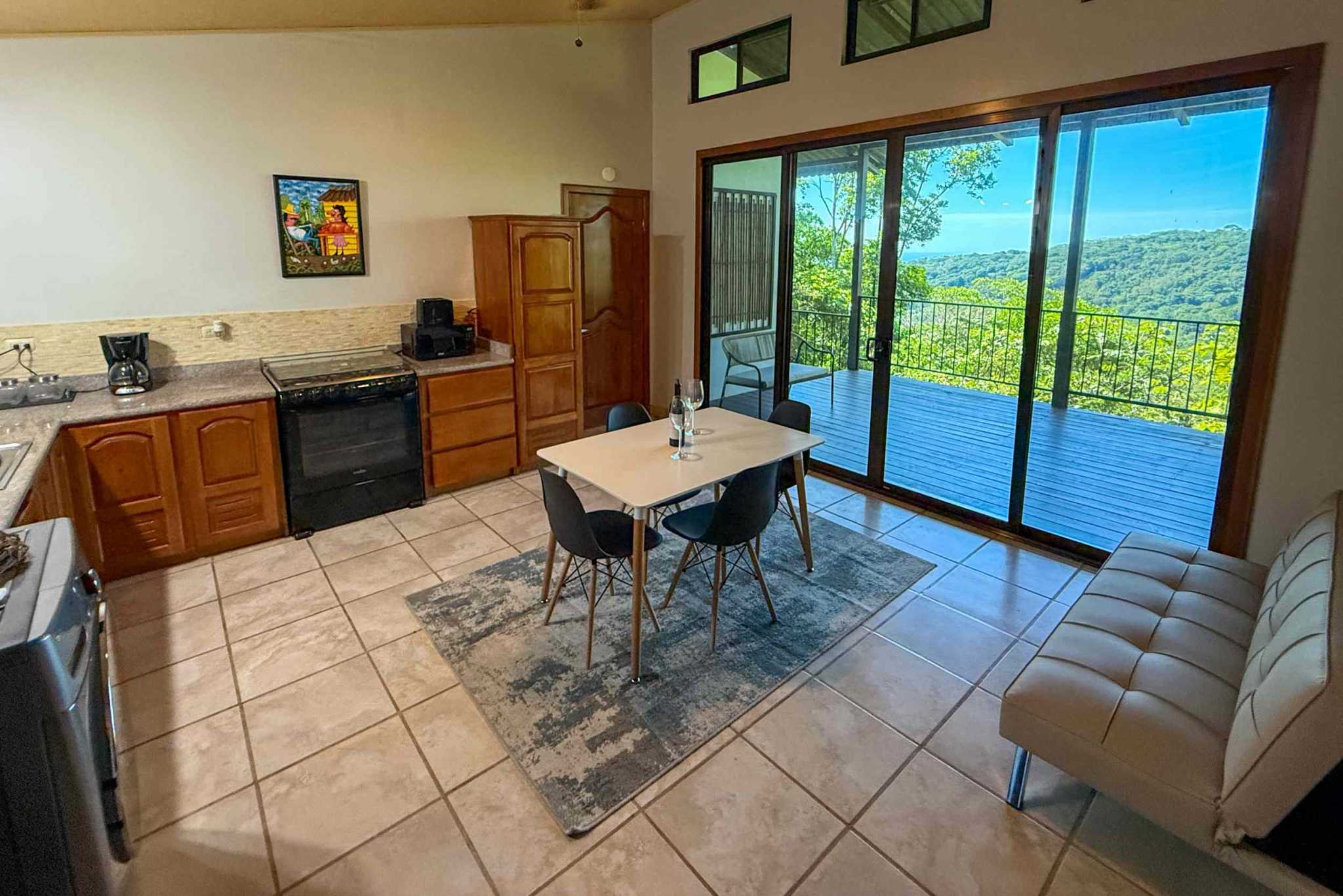 35756 (3) Totally Remodeled Coastal Jungle 2-Bedroom Sanctuary Home with Valley & Ocean Views in Lagunas above Dominical Costa Rica