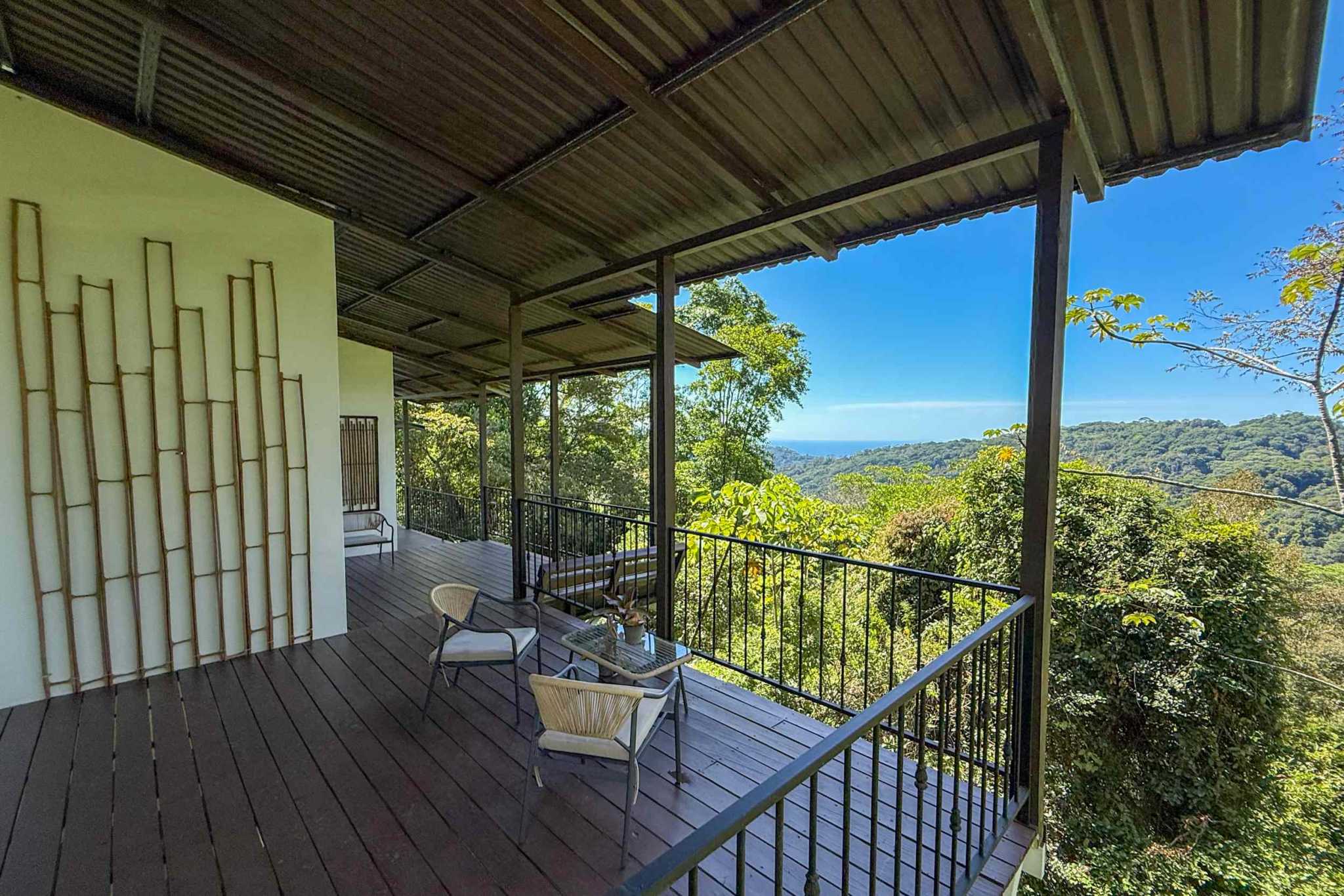 35756 (31) Totally Remodeled Coastal Jungle 2-Bedroom Sanctuary Home with Valley & Ocean Views in Lagunas above Dominical Costa Rica