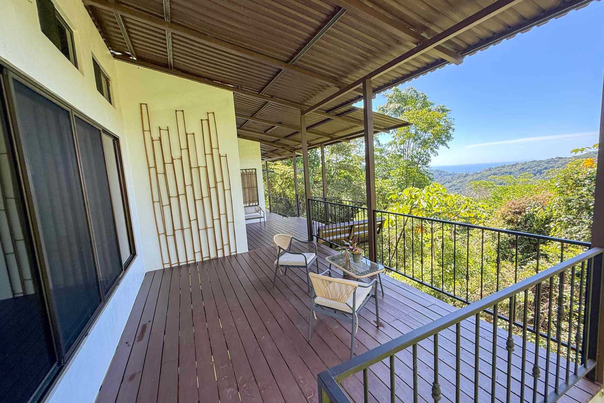 35756 (32) Totally Remodeled Coastal Jungle 2-Bedroom Sanctuary Home with Valley & Ocean Views in Lagunas above Dominical Costa Rica