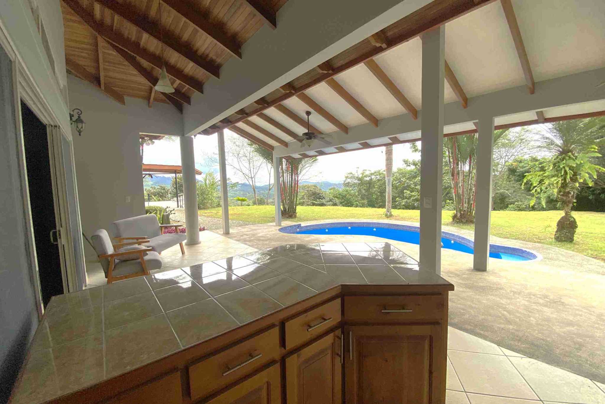 Very Private Mountain View 3-Bedroom Home in Ojochal Costa Rica