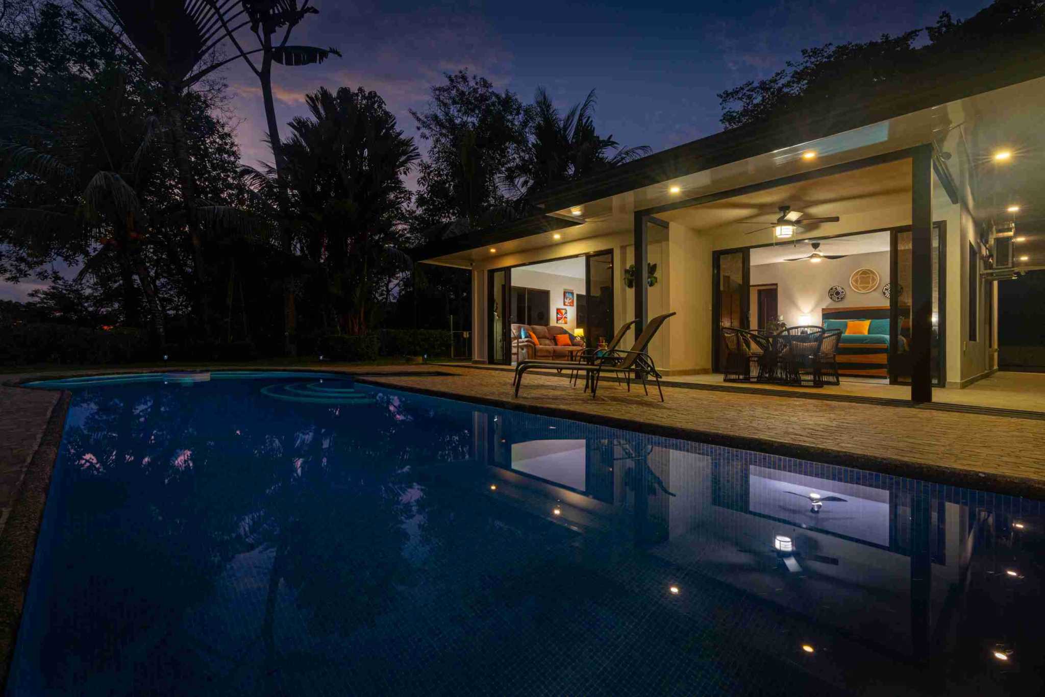 37654- (45) Breathtaking Ocean Sunset Views from 2-Bedroom Home in Ojochal Costa Rica