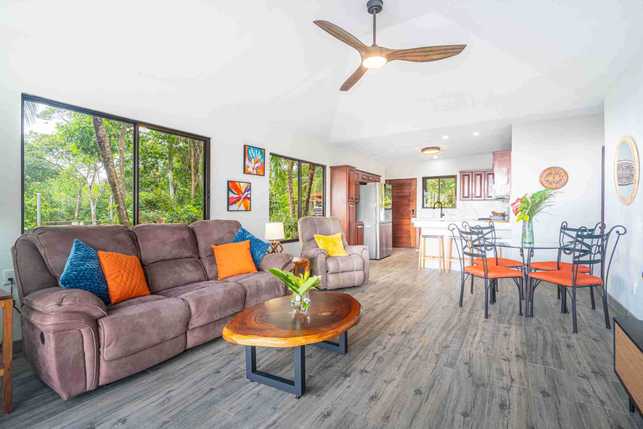 37654- (24) Breathtaking Ocean Sunset Views from 2-Bedroom Home in Ojochal Costa Rica
